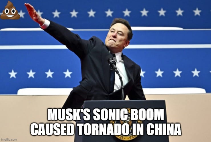 Elon Musk ’s Sonic Boom Salute: The Natural Reflex of a Billionaire Beast