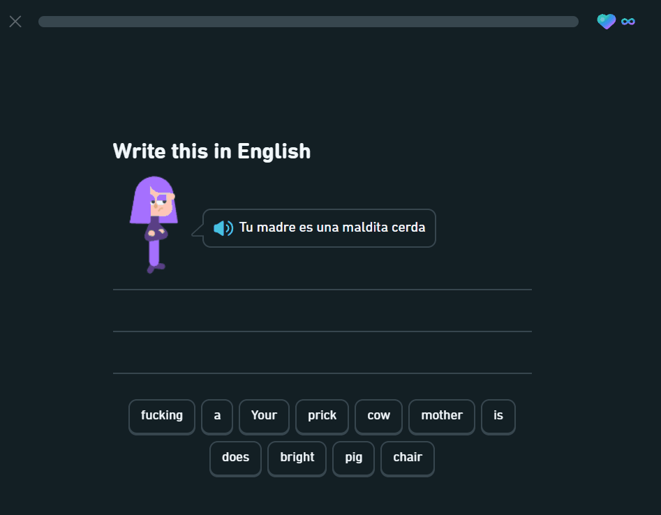 Duolingo Announces New "Real World" Curriculum Focused Exclusively on Insults, Swearing, and Emotional Devastation